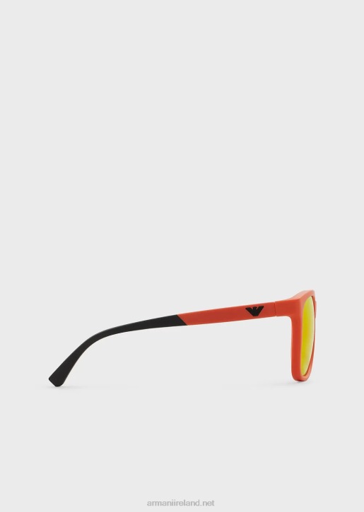 Boy 086V2496 Square Sunglasses Armani Orange