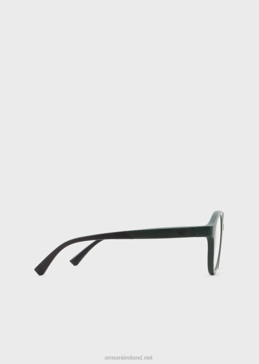 Boy 086V2499 Round Glasses Armani Verde Scuro 1