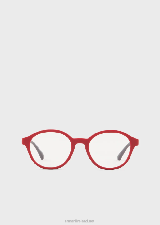 Boy 086V2506 Round Glasses Armani Red