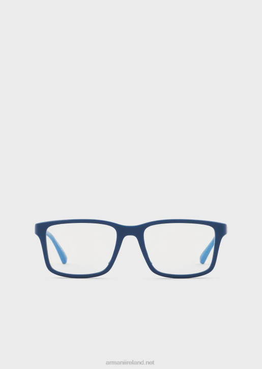 Boy 086V2518 Square Glasses Armani Blue