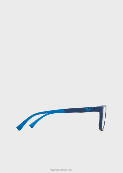 Boy 086V2518 Square Glasses Armani Blue