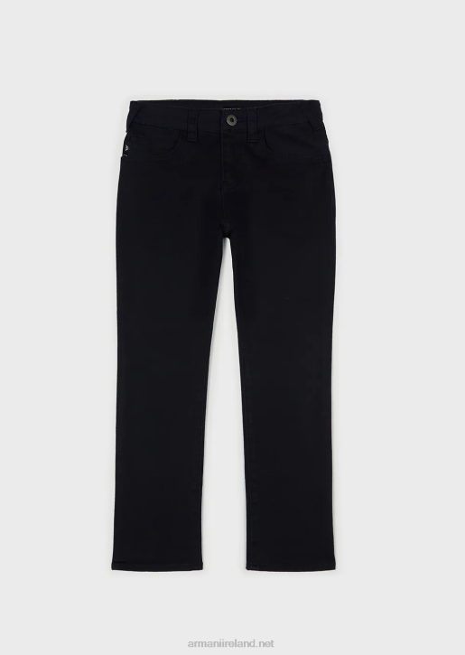 Boy 086V2415 Stretch Gabardine 5-Pocket Trousers Armani