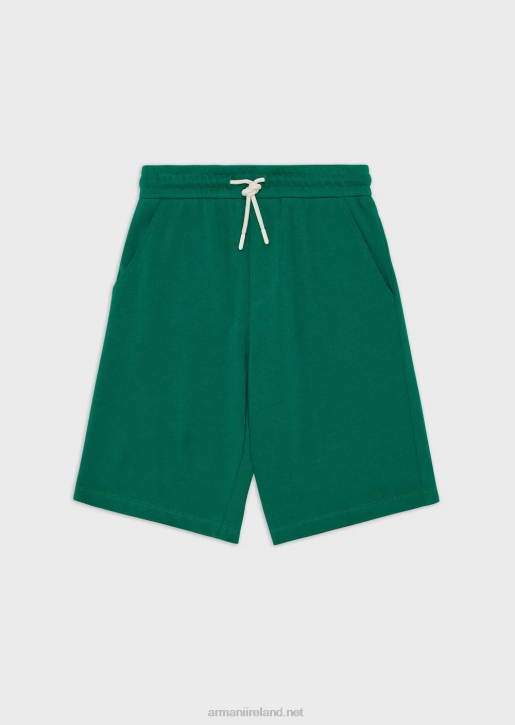 Boy 086V2443 Sustainable Collection Organic-Jersey Board Shorts Armani