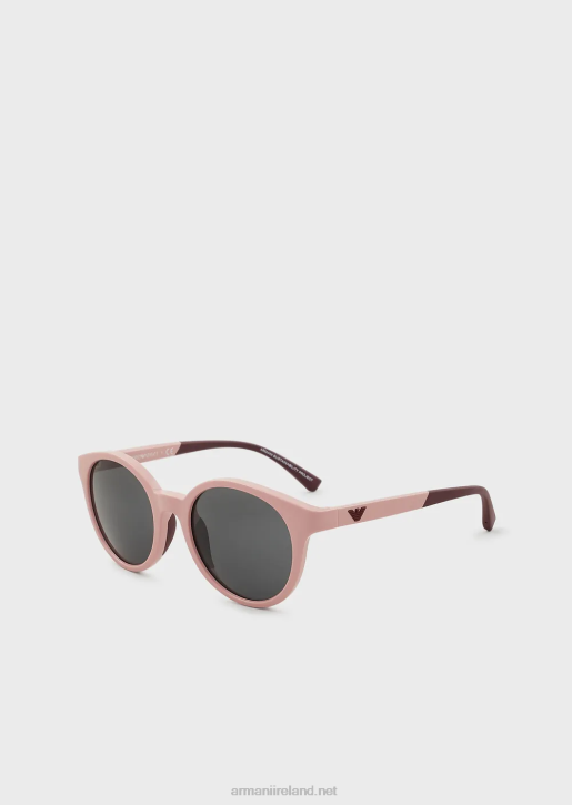 Girl 086V2585 Round Sunglasses Armani Pink