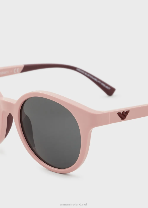 Girl 086V2585 Round Sunglasses Armani Pink