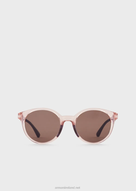 Girl 086V2586 Round Sunglasses Armani Pink