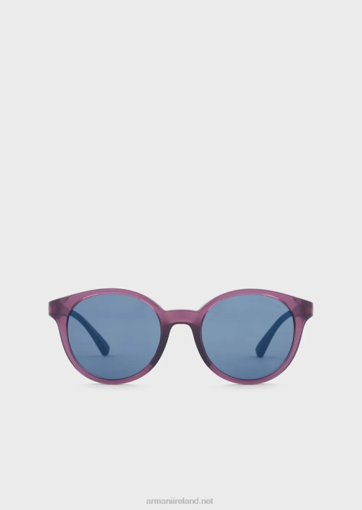 Girl 086V2594 Round Sunglasses Armani Purple