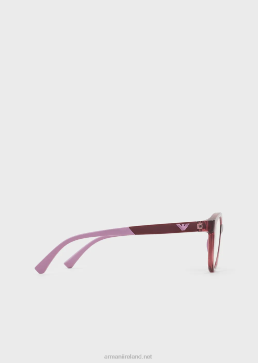 Girl 086V2601 Round Glasses Armani Bordeaux