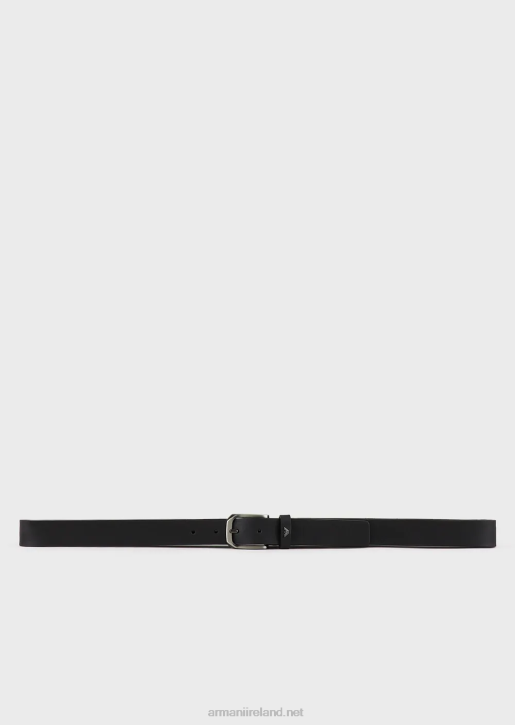 Men 086V2020 Palmellato-Leather Belt Armani