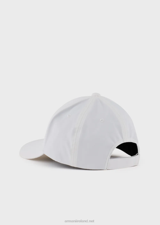 Men 086V2052 Travel Essentials Baseball Cap Armani White