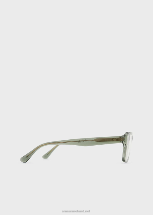 Men 086V2232 Rectangular Glasses Armani Green