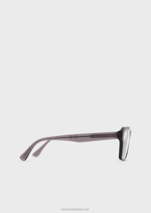 Men 086V2238 Rectangular Glasses Armani Black