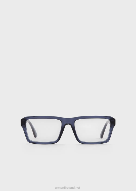 Men 086V2239 Rectangular Glasses Armani BluNavy