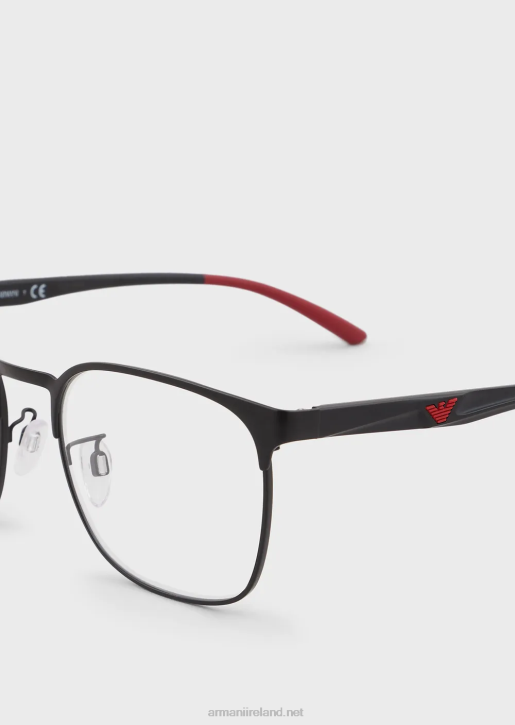 Men 086V2242 Square Glasses Armani