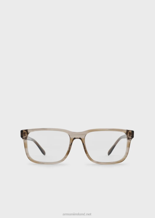 Men 086V2250 Rectangular Glasses Armani