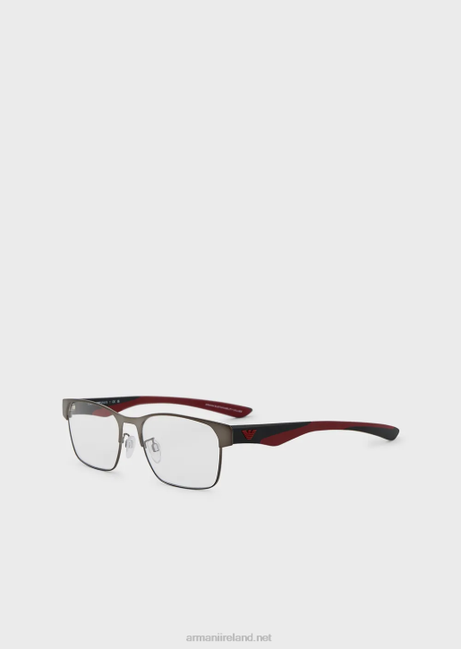 Men 086V2257 Rectangular Glasses Armani