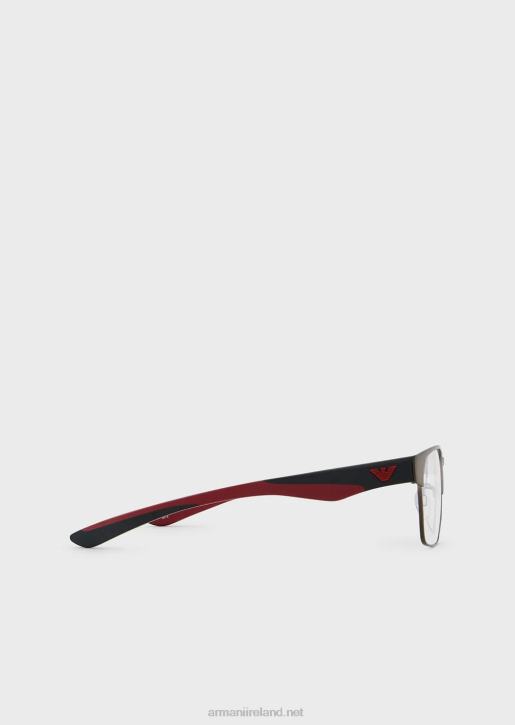 Men 086V2257 Rectangular Glasses Armani