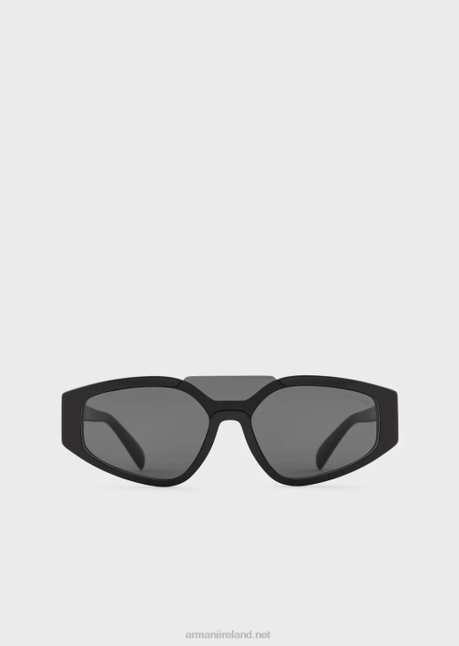 Men 086V2264 Irregular-Shaped Sunglasses Armani Black