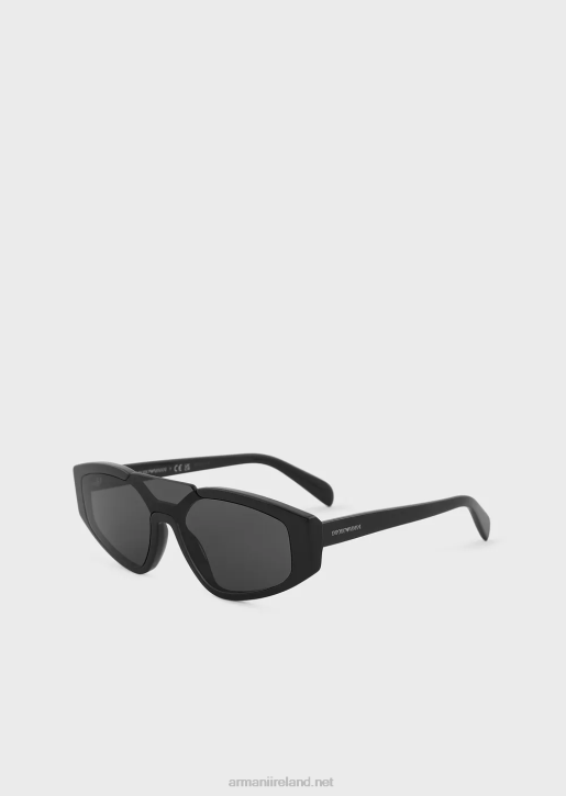 Men 086V2264 Irregular-Shaped Sunglasses Armani Black