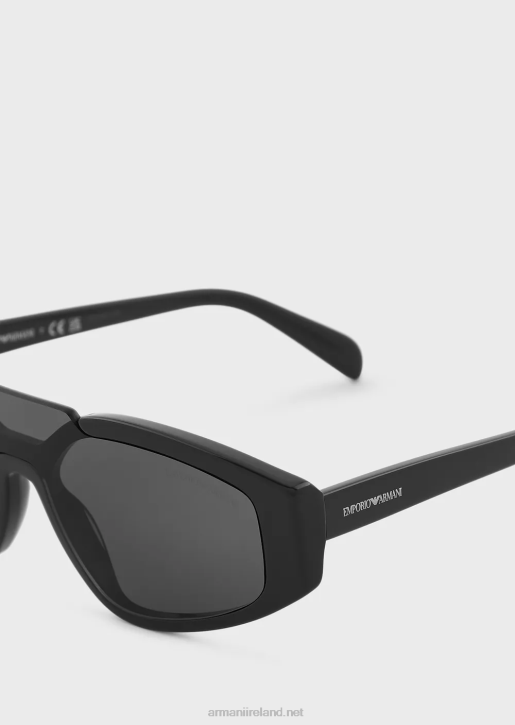 Men 086V2264 Irregular-Shaped Sunglasses Armani Black