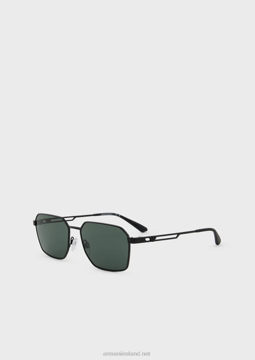 Men 086V2301 Rectangular Sunglasses Armani