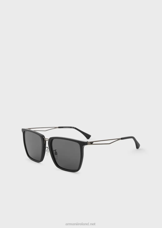 Men 086V2319 Square Sunglasses Armani Black