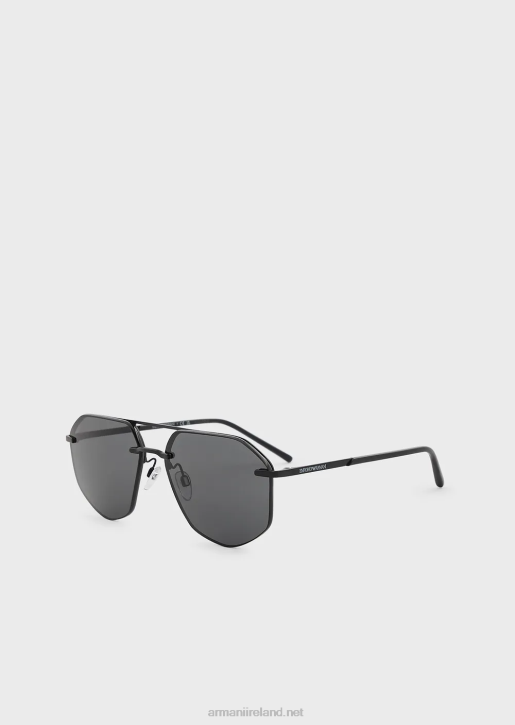 Men 086V2320 Aviator Sunglasses Armani