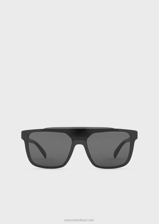 Men 086V2321 Square Sunglasses Armani Black