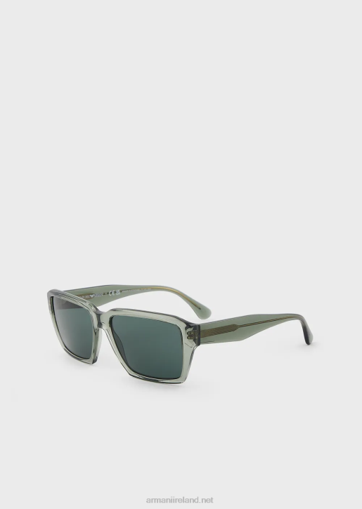 Men 086V2368 Rectangular Sunglasses Armani