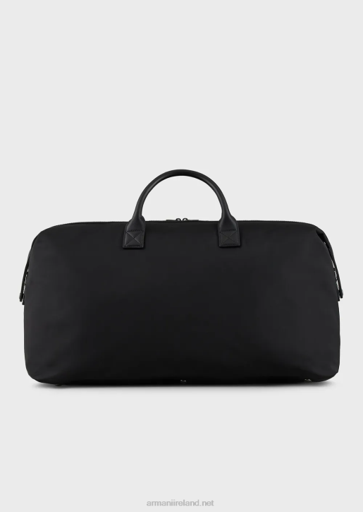 Men 086V1992 Recycled-Nylon Duffel Bag Armani Black