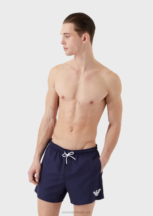 Men 086V990 Essential Drawstring Swim Shorts Armani Avio