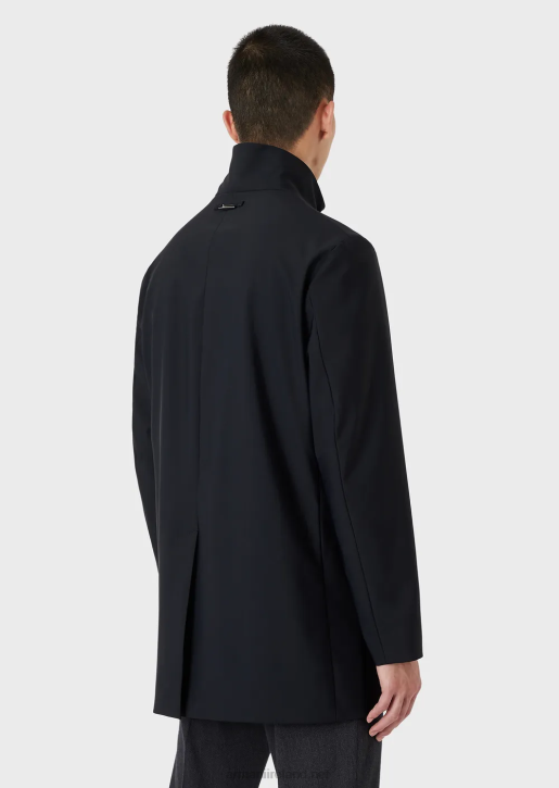 Men 086V1340 Nylon Trench Coat With Removable Gilet Armani
