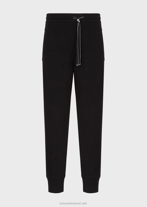 Men 086V1392 Double-Jersey Joggers Armani Black