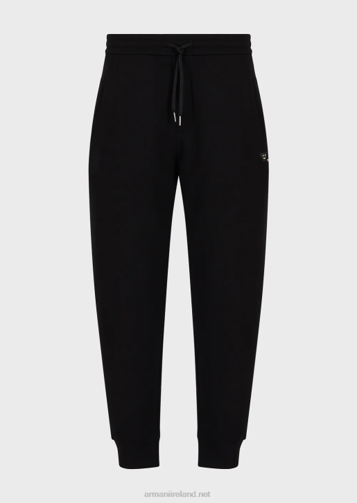 Men 086V1441 Double-Jersey Joggers Armani Black