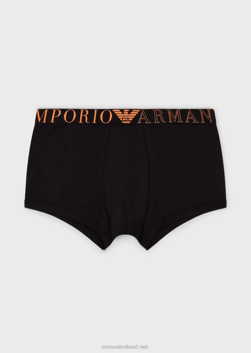 Men 086V1778 Microfibre Boxer Briefs With Logo Waistband Armani