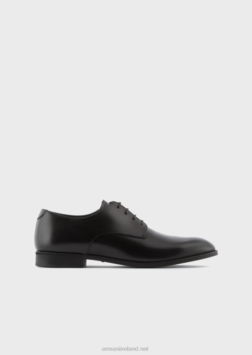 Men 086V1825 Calfskin Oxfords Armani Black