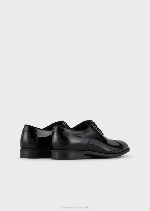 Men 086V1826 Patent-Leather Oxfords Armani Black