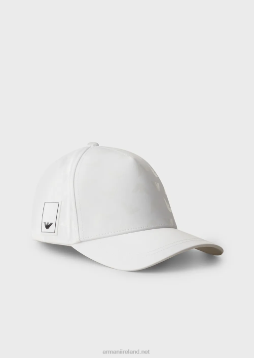 Women 086V770 Travel Essentials Baseball Cap Armani White