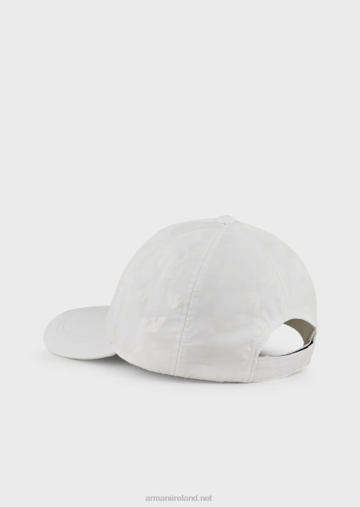 Women 086V770 Travel Essentials Baseball Cap Armani White