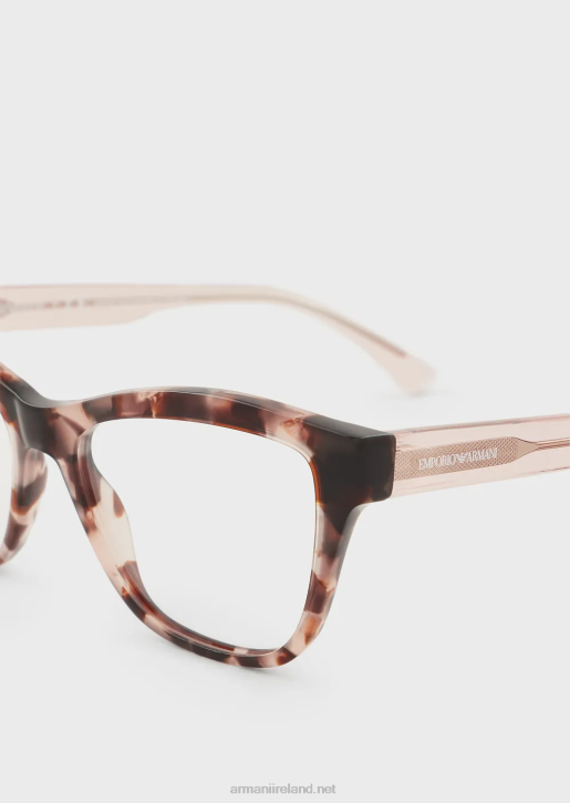 Women 086V914 Cat-Eye Glasses Armani Pink