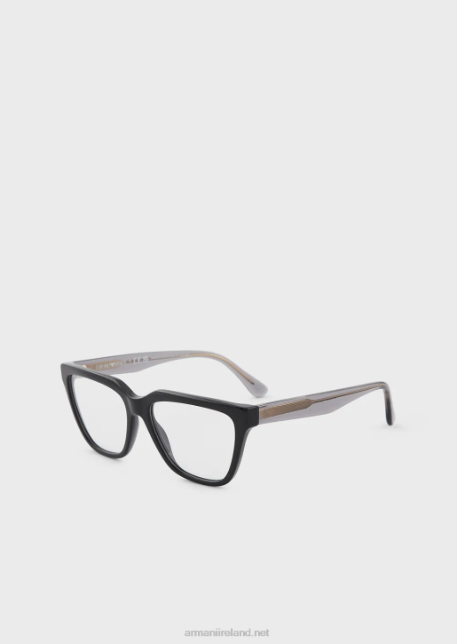 Women 086V916 Cat-Eye Glasses Armani Black