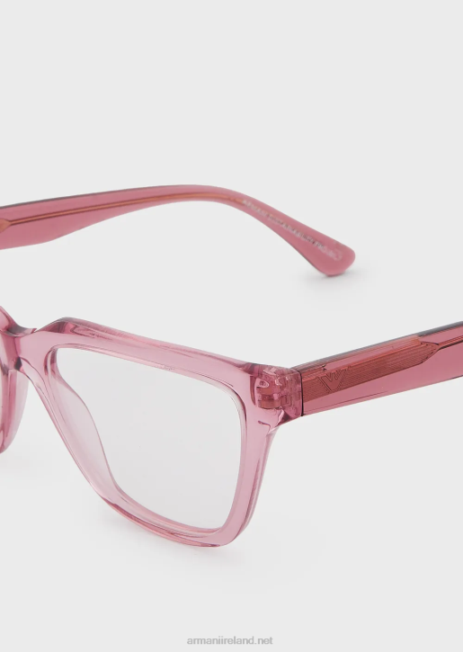 Women 086V917 Cat-Eye Glasses Armani Pink