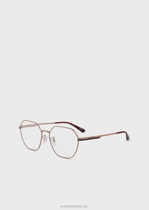 Women 086V925 Round Glasses Armani