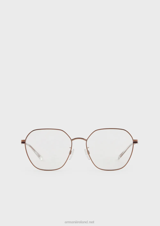 Women 086V926 Round Glasses Armani