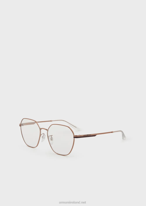 Women 086V926 Round Glasses Armani