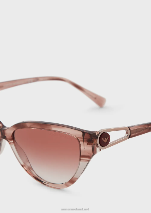 Women 086V938 Cat-Eye Sunglasses Armani Antique Rose