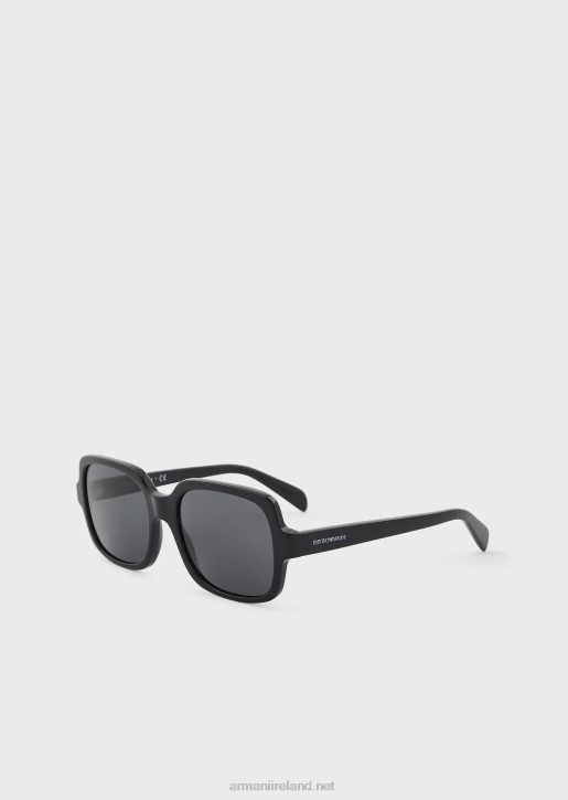 Women 086V955 Square Sunglasses Armani Black