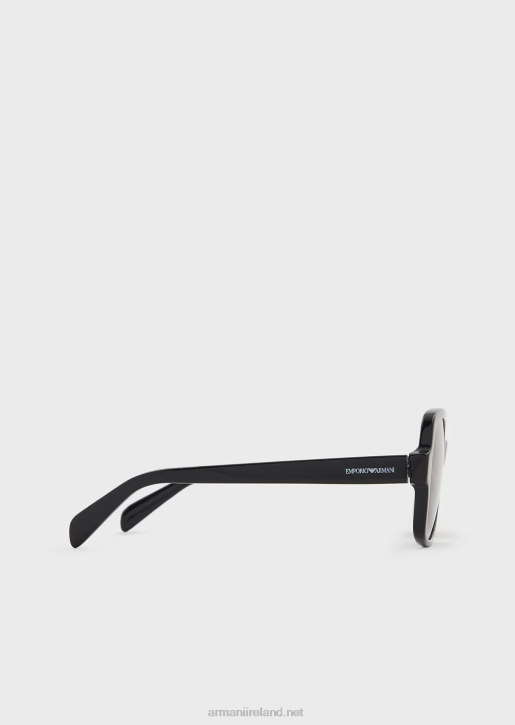 Women 086V955 Square Sunglasses Armani Black