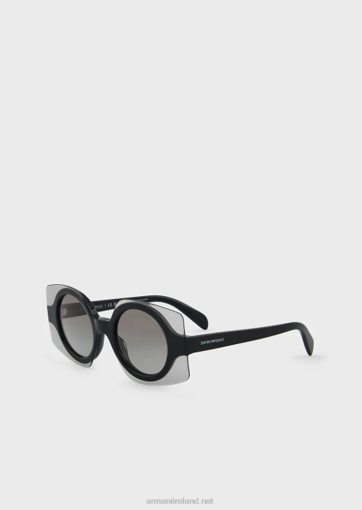 Women 086V963 Square Sunglasses Armani Pattern