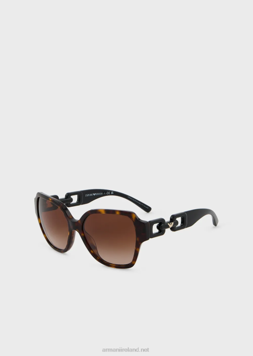 Women 086V971 Square Sunglasses Armani